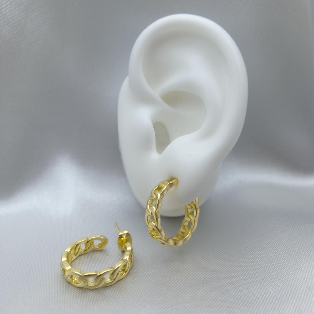 #ARRL139 - Arracada De Oro Laminado De 18K