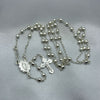#MR136 - Rosario Virgen De Guadalupe Liso Plata - 3mm - C06/8.0