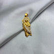 #DOL121 - Dije De San Judas Tadeo Con Piedra De Oro Laminado De 18K