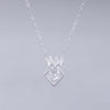 #G142 - Gargantilla De Diamante y Corona De Plata - IP3.0