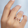 #AD139 - Anillo De Mariposa Ajustable - PU2.6