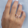 #AD139 - Anillo De Mariposa Ajustable - PU2.6