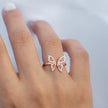 #AD139 - Anillo De Mariposa Ajustable - PU2.6
