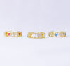 #AOL101 - Anillo Ajustable De Corazones De Oro Laminado De 18k