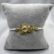 #PAL161 - Pulsera De Osito De Oro Laminado De 18K