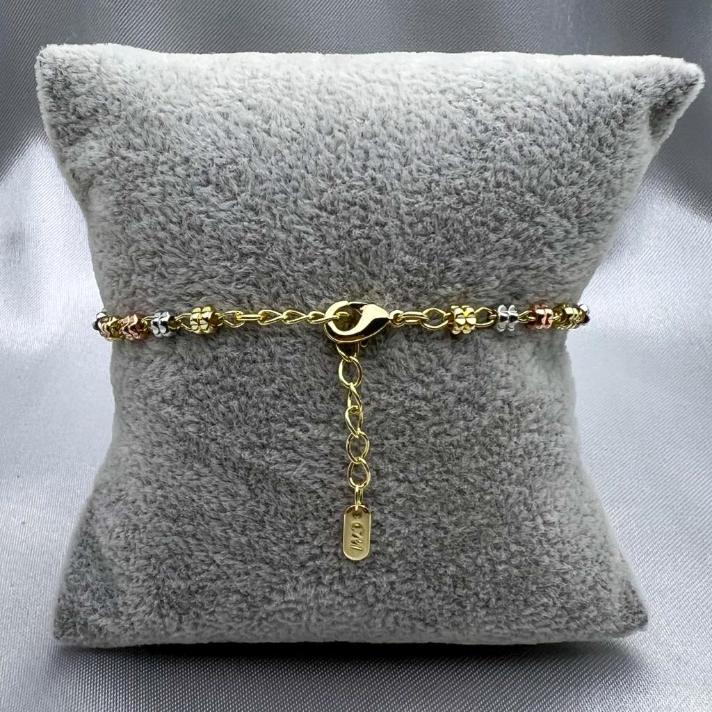 #PAL162 - Pulsera De San Benito De Oro Laminado De 18K