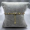 #PAL162 - Pulsera De San Benito De Oro Laminado De 18K