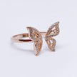#AD139 - Anillo De Mariposa Ajustable - PU2.6