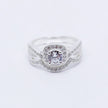 #AL108 - Alianza/Anillo Doble De Plata - IP4.8