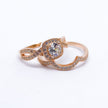 #AL108 - Alianza/Anillo Doble De Plata - IP4.8