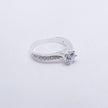 #AD353 - Anillo Solitario Piedra Zirconia Plata - F2.1