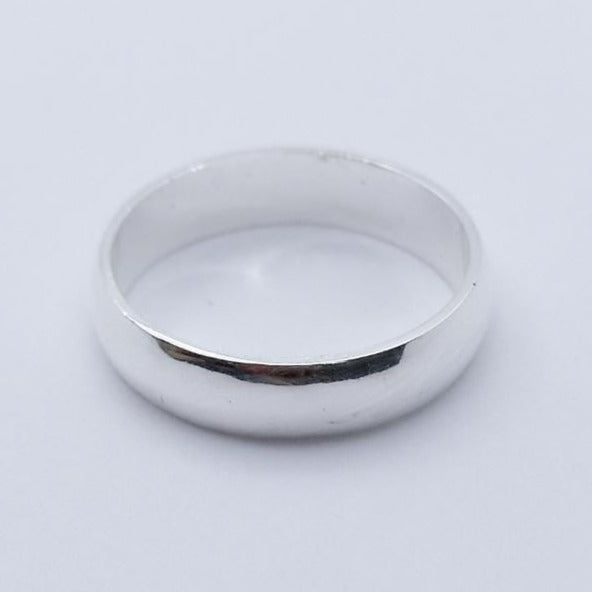 #AG111 - Argolla Lisa Media Caña - 0.4 cm - ZC2.9