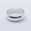 #AG109 - Argolla Lisa Media Caña De Plata - 6 mm - CE4.9
