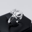 #AD362 - Anillo De 15 años/XV's Piedra Zirconia Plata - F2.6