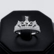 #AD300 - Anillo Corona De 15 años/XV's Con Piedra Zirconia Plata - A13/1.8