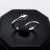 #AD176 - Anillo De Serpiente Ajustable Plata - ZC1.6