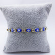 #PAL133 - Pulsera De Ojo Turco De Oro Laminado De 18k