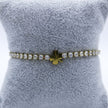 #PAL116 - Pulsera Con Trébol De Oro Laminado 18K