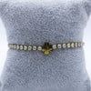 #PAL116 - Pulsera Con Trébol De Oro Laminado 18K
