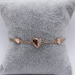 #PA105 - Pulsera De 3 Corazones Con Piedras - IP2.9