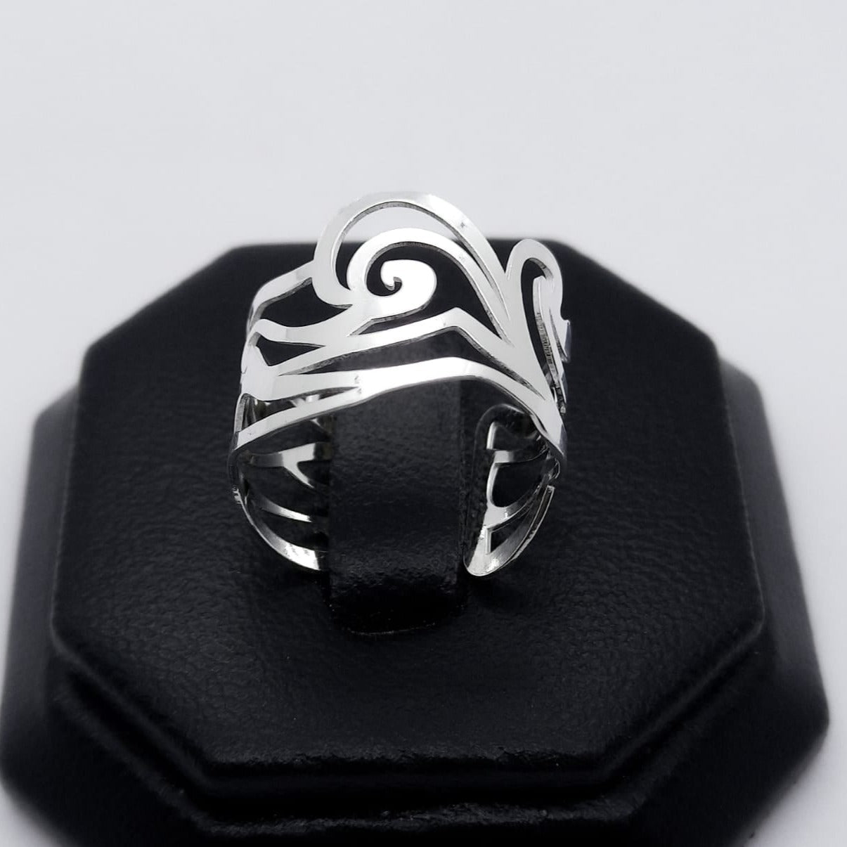 #AD125 - Anillo Ajustable Olas De Mar - LL2.0