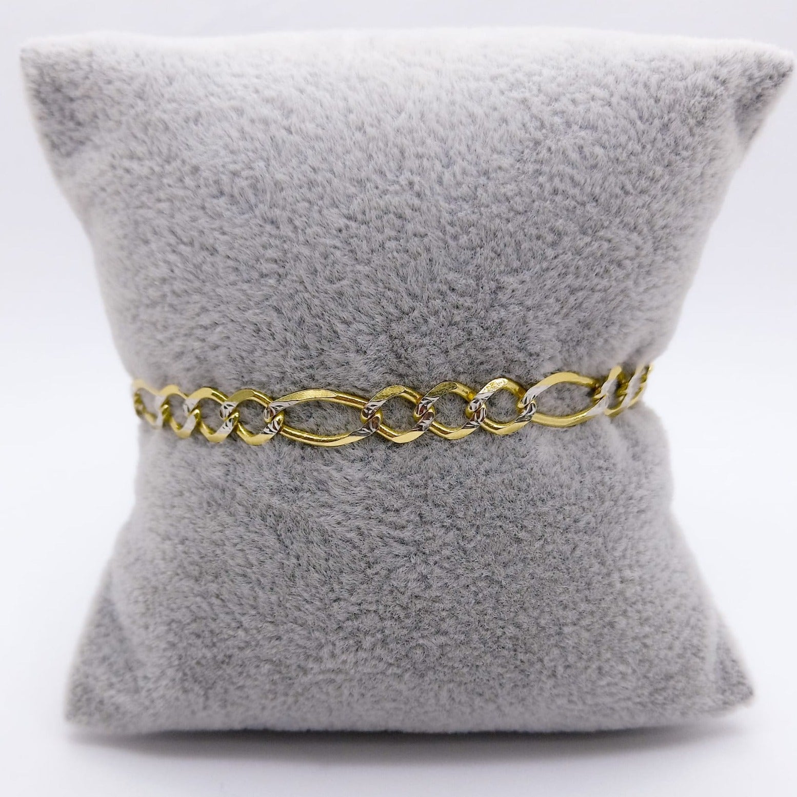 #PO10103 - Pulso Cartier Abierto Diamantado Con Rodio 150 De Oro 10k - 6 mm - J02/6.3