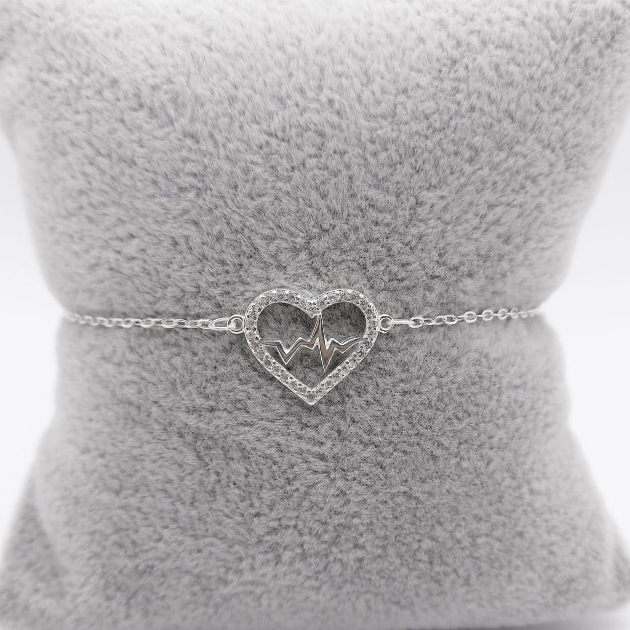 #PA178 - Pulsera Corazón Con Pulso - PU1.8