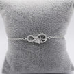 #PA177 - Pulsera Con Infinito Y Corazón - PU2.2
