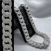 #CAD190 - Cadena Barbada Con Piedra 300 - PU114.1
