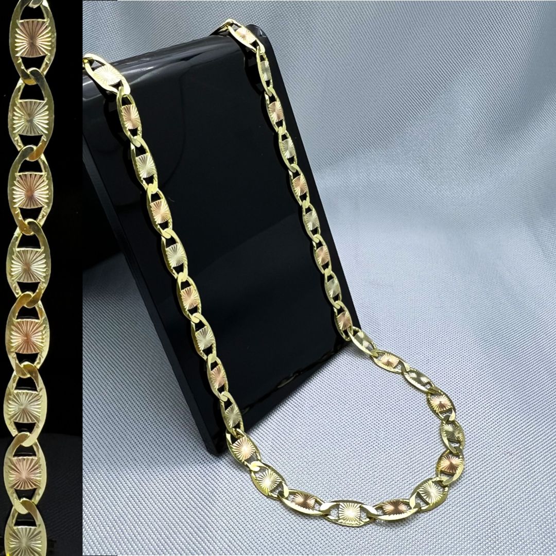 #C10132 - Cadena Gucci Celeste 090 De Oro 10K - 4 mm - H02/8.9