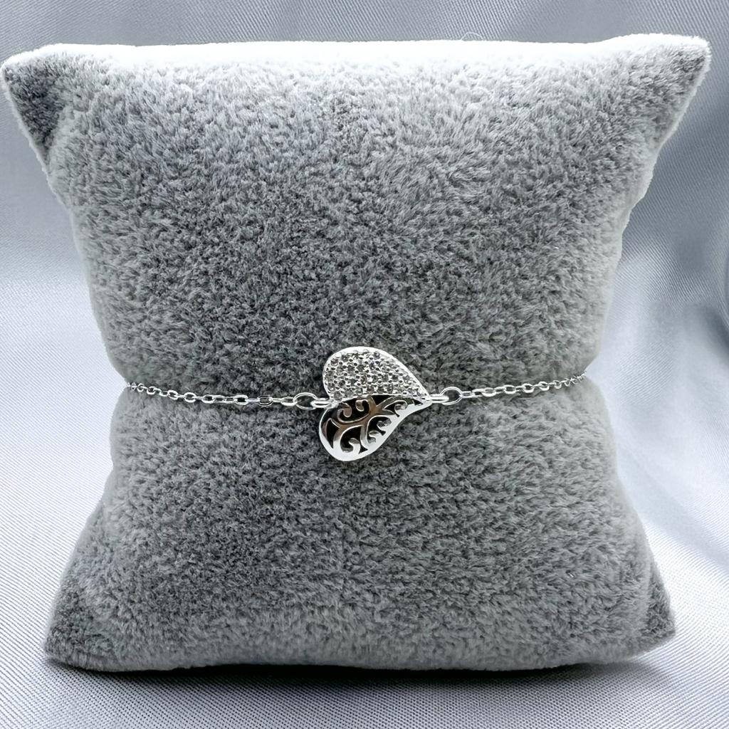 #PA263 - Pulsera De Corazón Y Piedras - PU1.8