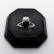 #AD336 - Anillo De Búho Con Piedra - ZC1.8