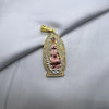 #DOL101 - Dije De Virgen De Guadalupe De Oro Laminado De 18k