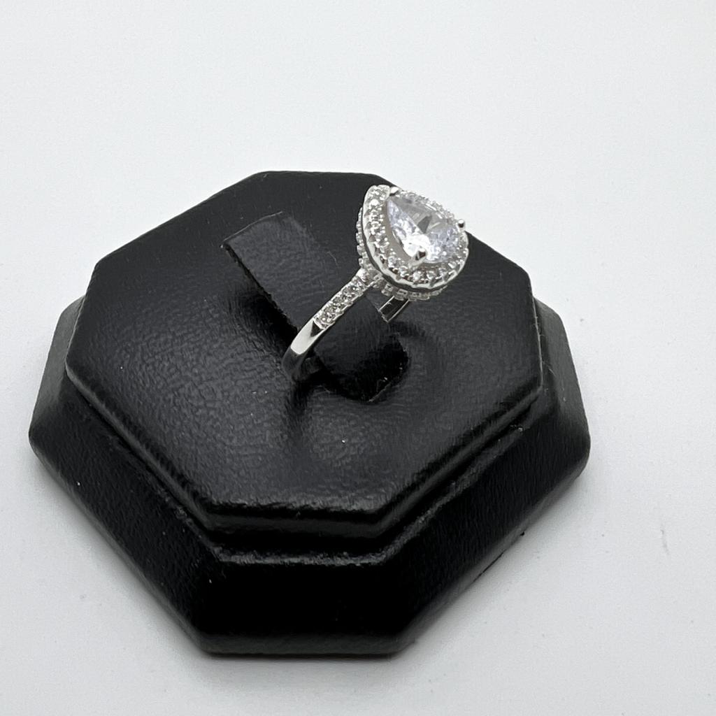 #AD381 - Anillo Solitario Gota - PU3.0