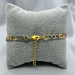 #PAL135 - Pulsera De San Judas De Oro Laminado 18K