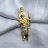 #DOL107 - Dije De San Judas De Oro Laminado De 18k