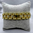 #PAL143 - Pulsera Con Placa Giratoria Del Signo De Dólares Tipo Rolex