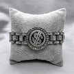 #PAL143 - Pulsera Con Placa Giratoria Del Signo De Dólares Tipo Rolex