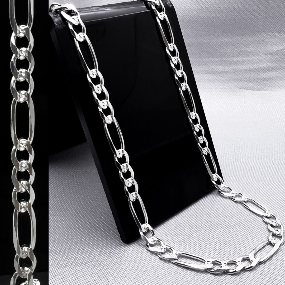 #CAD239 - Cadena Cartier Diamantada Plata - 120 - 5 mm - CAD17.1