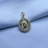 #DOL111 - Dije Virgen De Oro Laminado De 18k