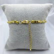 #PAL156 - Pulsera De Cubos De Oro Laminado De 18k
