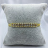 #PAL152 - Pulsera Italiana De Serpiente Con Piedras De Oro Laminado De 18k
