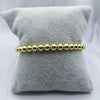 #PAL157 - Pulsera De Bolitas De Oro Laminado De 18k
