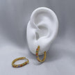 #HOL141 - Huggies Con Piedra De Oro Laminado De 18K