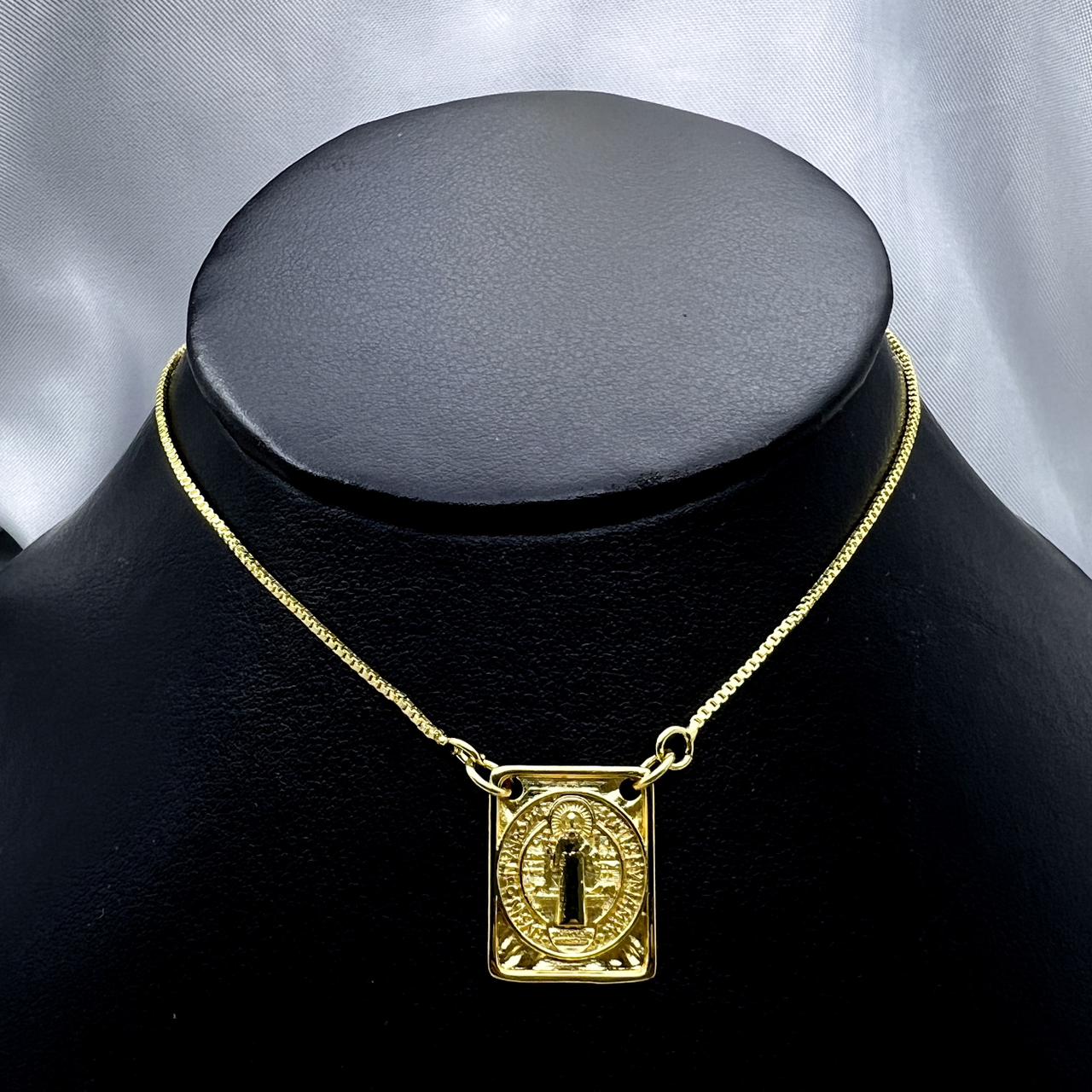 #GOL126 - Gargantilla De San Benito De Oro Laminado De 18K