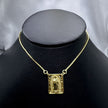 #GOL127 - Gargantilla Virgen De Guadalupe De Oro Laminado De 18K