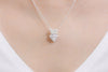 #G142 - Gargantilla De Diamante y Corona De Plata - IP3.0