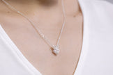 #G142 - Gargantilla De Diamante y Corona De Plata - IP3.0